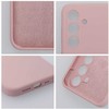 Oem Dėklas na Samsung A57 5G Silicone 2mm (camera protection) pudrowy róż