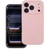 OEM SILICONE 2mm dėklas iPhone 17 Pro, suderinamas su MagSafe, smėlio rožinis