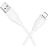 Silikoninis laidas USB C į Lightning Hoco 27W 1 m X124 baltas