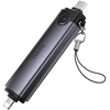 Card reader SD/TF 3.0 + USB 2.0 Type-C/Lightning Hoco HB56B pilkas
