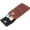 Dėklas OEM odinis universalus slankiklis su atvartu - ROYAL Crazy Horse / ruda - XL dydis - IPHONE 11 / 12 / 13 / SAMSUNG S7 EDGE