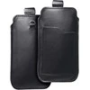 Dėklas Oem ROYAL - Leather universal belt pocket / juodas - Size L - IPHONE 6 / 7 / 8