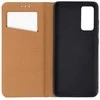 Dėklas su klapką na Samsung S26 PLUS Smart Pro Book skórzane ruda