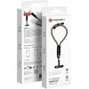 FORCELL F-DESIGN R10X40 riešo telefono virvelė su reguliuojamu ilgiu (maks. 20 cm kilpoje) žalias rožinis violetinis