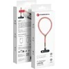 FORCELL F-DESIGN L8X36 riešo telefono virvelė su reguliuojamu ilgiu (maks. 18 cm kilpoje) rožinė balta