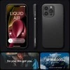 Dėklas SPIGEN LIQUID AIR IPHONE 15 PRO MAX MATTE Juodas