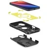 Spigen Tough Armor MagSafe su stoveliu Apple iPhone 16 Plus – dėklas telefonui juodos spalvos
