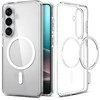 SPIGEN ULTRA HYBRID MAG dėklas, suderinamas su MagSafe, skirtas S26, skaidrus / baltas