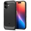 „Spigen Rugged Armor Mag MagSafe“ dėklas, skirtas iPhone 17 – matinis juodas