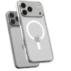 Dėklas „Spigen Ultra Hybrid MagSafe“, skaidrus baltas - iPhone 17 Pro Max