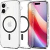 Spigen Ultra Hybrid MagSafe dėklas skirtas Apple iPhone 17 – skaidrus pilkos spalvos