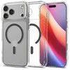 Spigen Ultra Hybrid MagSafe dėklas skirtas Apple iPhone 17 Pro – skaidrus pilkos spalvos