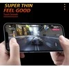 LCD apsauginis stikliukas Bestsuit Flexible Hybrid Glass 5D Samsung S938 S25 Ultra pritaikytas dėklui juodas