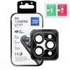 BlueStar Grūdinto stiklo kameros objektyvo apsauga iPhone 17 PRO / 17 PRO MAX, mėlyna, žvaigždė, lengvai montuojama, juoda