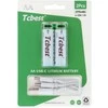 TCBEST įkraunama baterija R6 (AA) 1850 mAh su C tipo lizdu + laidas USB A į 2 x C tipo jungtys (2 vnt.)