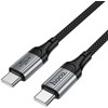 Cable USB C to CUSB Hoco PD 60W 1,5 m X121 juodas