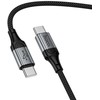 Cable USB C to CUSB Hoco PD 60W 1,5 m X121 juodas