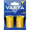 VARTA šarminės baterijos R20 (D tipo) ilgaamžės, 2 vnt. (popierinis įdėklas)