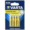 VARTA cinko baterija R3 (AAA) Superlife 4 vnt