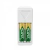 VARTA kroviklis MINI CHARGER 57656 + 2 x baterija akumuliatorinė R6 (AA) 2100mAh