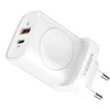 Įkroviklis VEGER (W002E) (1xUSB-C; 1xUSB; Watch; 25W) baltas
