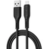 WiWU - Starlink serijos duomenų kabelis Wi-C001 USB A iki Lightning 2,4A - juodas