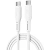 WiWU – Starlink serijos duomenų kabelis Wi-C043E USB C į USB C 30W – baltas