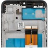 Zila LCD ekranas, skirtas SAMSUNG A03 A035G OEM su rėmeliu (164 mm)