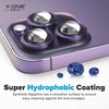 X-ONE Sapphire Camera Armor Pro - for iPhone 17 Pro Max - sidabrinis