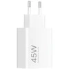 XIAOMI oryginalna kroviklis jungiama į tinklą USB A QC3.0 4.1A 45W MDY-17-EF balta bulk
