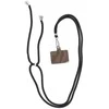 Dėklas OEM SWING (6 mm) telefono virvelė, reguliuojamo ilgio telefono pakabukas / laido ilgis 165 cm (maks. 82,5 cm kilpoje) / ant peties arba kaklo - juodas