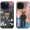 4Tel ZUCK BEAR dėklas BERLIN BOSS MAG suderinamas su MagSafe, skirtas IPHONE 16 dviem žavesiams