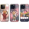 4Tel ZUCK BEAR dėklas NEW YORK NEVER SLEEPS MAG suderinamas su MagSafe, skirtas IPHONE 15 Pro manhattan urbane