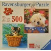 2 x 500 Dog &amp; Cat Puzzles - RAVENSBURGER dėlionė