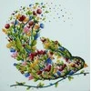 Abris Art Karoliukų siuvinėjimo rinkinys „Dainuojantis paukštis“, 20x20 cm, Preciosa