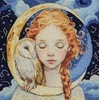 Abris Art Kryželiu siuvinėjimo rinkinys „Mėnulio dukra“ 25x24 cm AAH-271