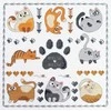 Abris Art Rinkinys siuvinėjimui kryželiu „Meow-meow“ katė 35x35 cm AAH-281
