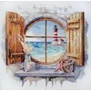Abris Art Rinkinys siuvinėjimui kryželiu „Vėjo šnabždesys“ 27x26 cm AAH-252
