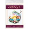 Abris Art Siuvinėjimo kryželiu rinkinys „Saulėtas rojus“, 25x25 cm paveikslas