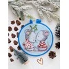 Abris Art Siuvinėjimo kryželiu rinkinys: Įsimylėjusios pelės, 14ct, 19 spalvų, 15x15