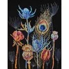 Abris Art Siuvinėjimo kryželiu rinkinys Remembering, juodas 14 ct, 22x30 cm, 34 spalvos