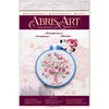 Abris Art Siuvinėjimo kryželiu rinkinys Gėlės, 15x15 cm, 14 ct, 100% medvilnė