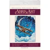 Abris Art Siuvinėjimo kryželiu rinkinys „Virš debesų“, 20×25 cm, 14 ct, 30 spalvų
