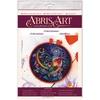 Abris Art Siuvinėjimo kryželiu rinkinys „Jonvabaliai“ 15x15 cm, 14 ct, tamsiai mėlyna