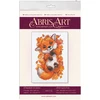 Abris Art Siuvinėjimo kryželiu rinkinys „Pirmasis ruduo“, 24×36 cm, 14 ct, 33 spalvos