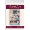 Abris Art Siuvinėjimo kryželiu rinkinys Jauku namuose, 25x38 cm, 14 ct, 39 spalvų