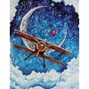 Abris Art Siuvinėjimo kryželiu rinkinys „Virš debesų“, 20×25 cm, 14 ct, 30 spalvų