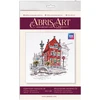 Abris Art Siuvinėjimo kryželiu rinkinys Spalvotas miestelis, 20x22 cm, 14 ct