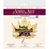 Abris Art Siuvinėjimo kryželiu rinkinys Provanso natos su mediniu lapo formos rėmeliu