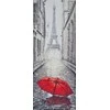 Abris Art Siuvinėjimo kryželiu rinkinys Paryžiaus spalvos 25×64 cm, 14 ct su karoliukais